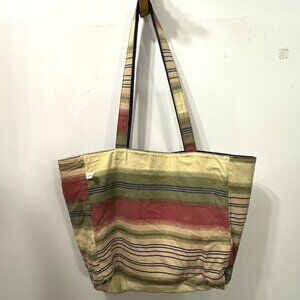 Multi Color Toto Bag Purse, Plastic Lined